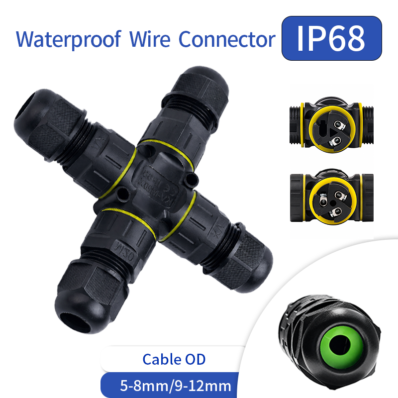 Outdoor Lighting Junction - IP68 M20 2/3 Pin Waterproof Electrical