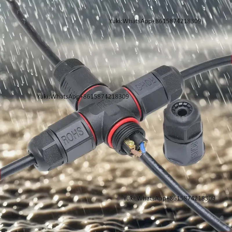 Outdoor Lighting Junction - IP68 Waterproof Cable T Tap Electrical