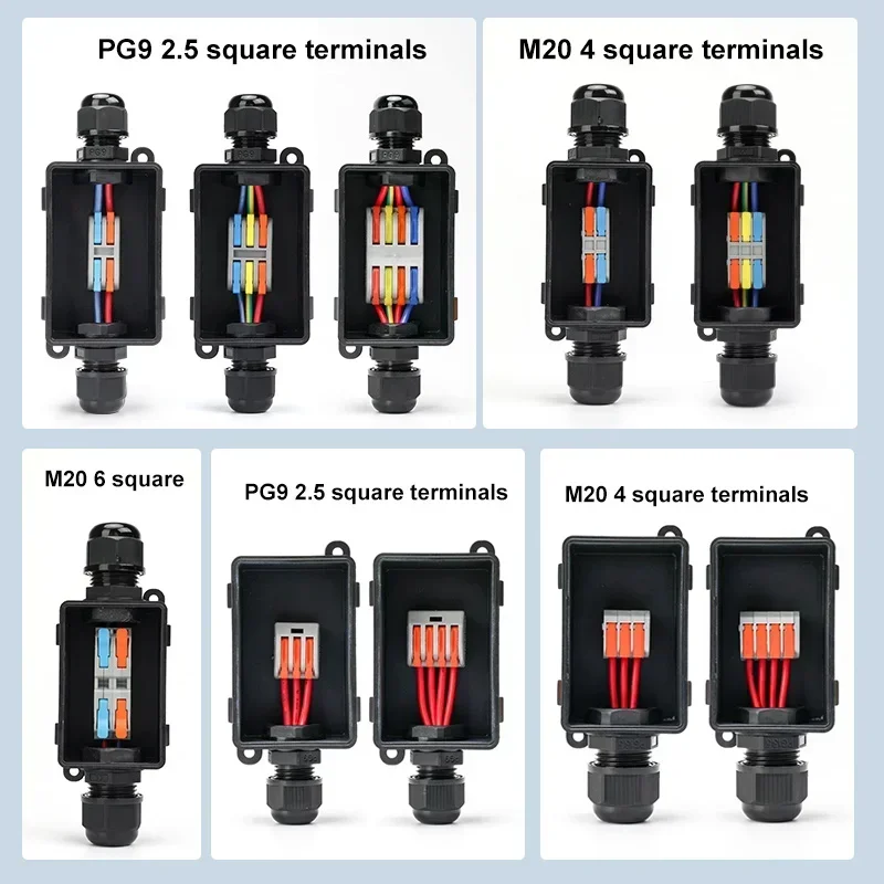 Outdoor Lighting Junction - M20 PG9 2-Way with terminal 2