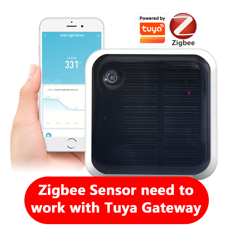 Outdoor Lighting Zigbee - Waterproof Outdoor Brightness Detector With Real