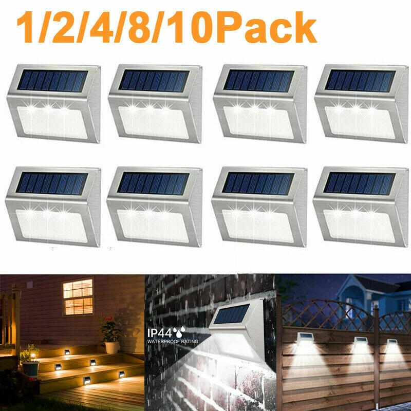Outdoor Lighting Zigbee - 1-10Pack Solar Deck Lights Solar Wall