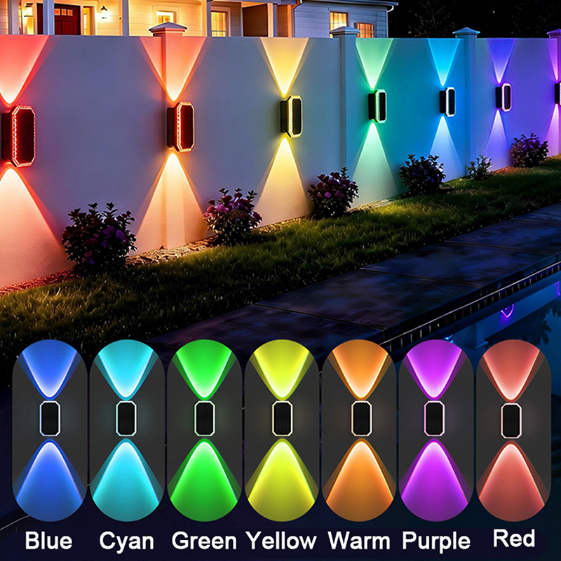 RGB Color Solar Fence Lights I - огляд і ціна Outdoor Lighting Zigbee