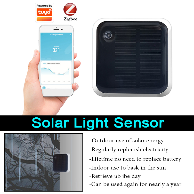 Smart Solar Light Sensor Tuya  - огляд і ціна Outdoor Lighting Zigbee