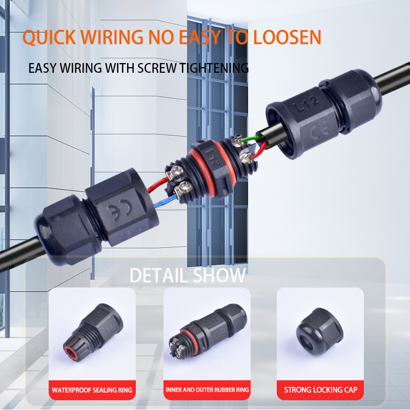 IP68 Waterproof Connector LED  - огляд і ціна Outdoor Lighting Junction