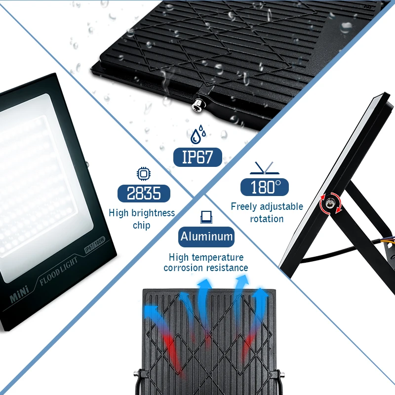 LED Flood Light 220V 10W 20W 3 - огляд і ціна Zumtobel Outdoor Lighting