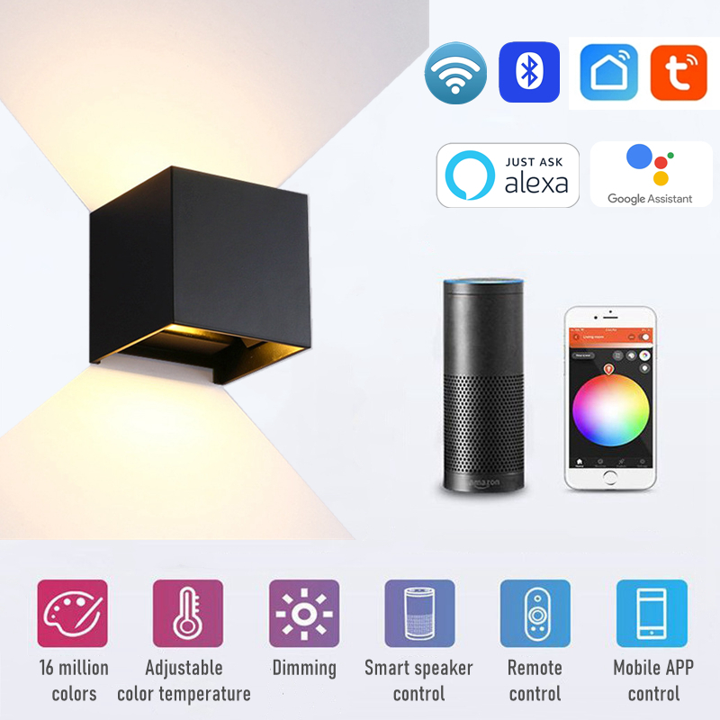 Tuya WIFI Smart RGB LED Wall L - огляд і ціна Outdoor Lighting Zigbee