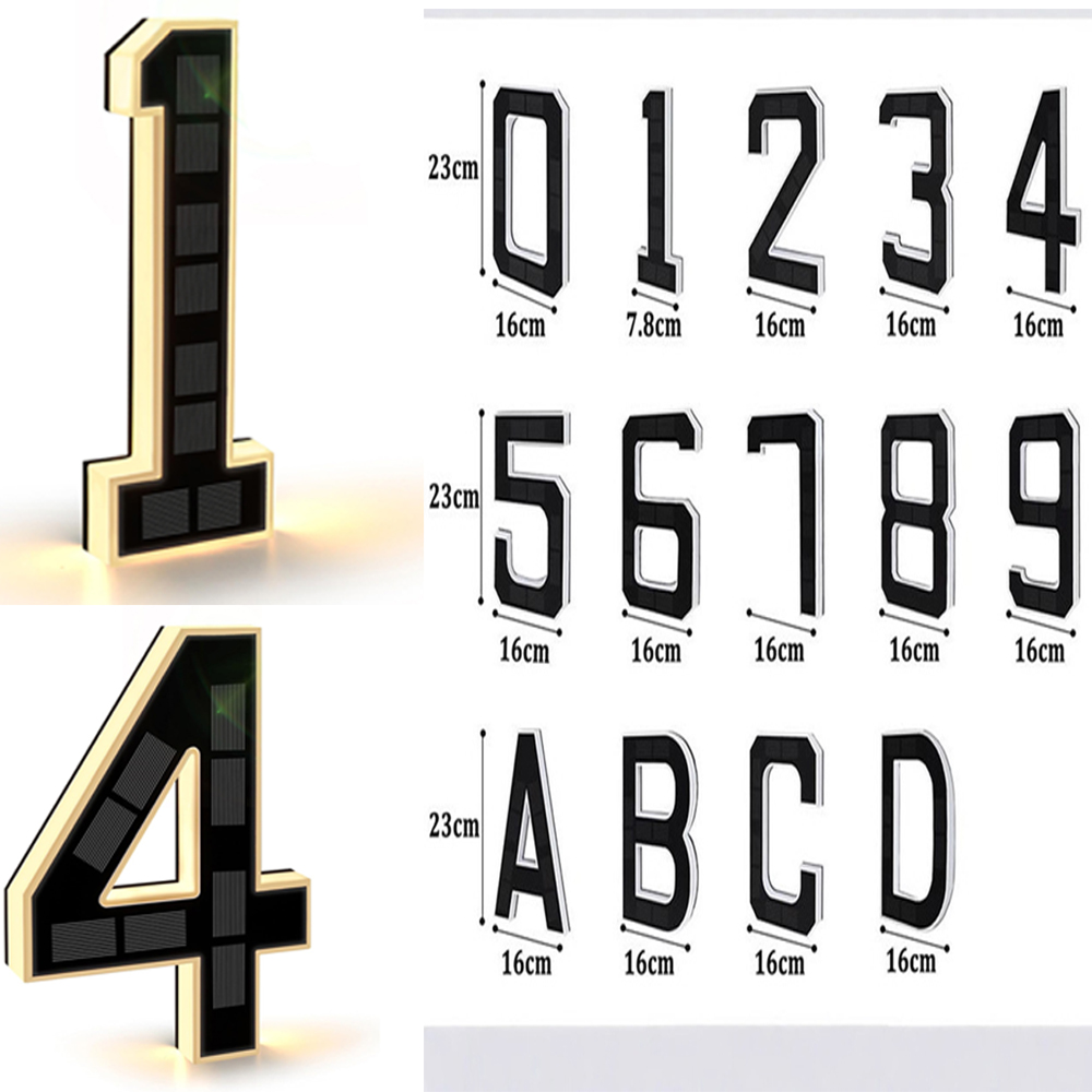 Solar House Number Lights Hous - огляд і ціна Outdoor Lighting Experts
