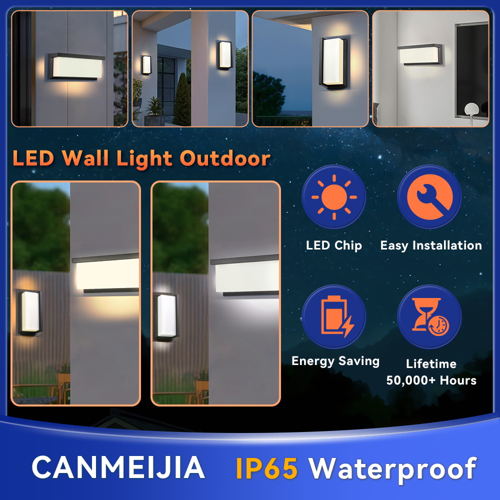 Modern square wall light LED F - огляд і ціна Outdoor Lighting Zigbee