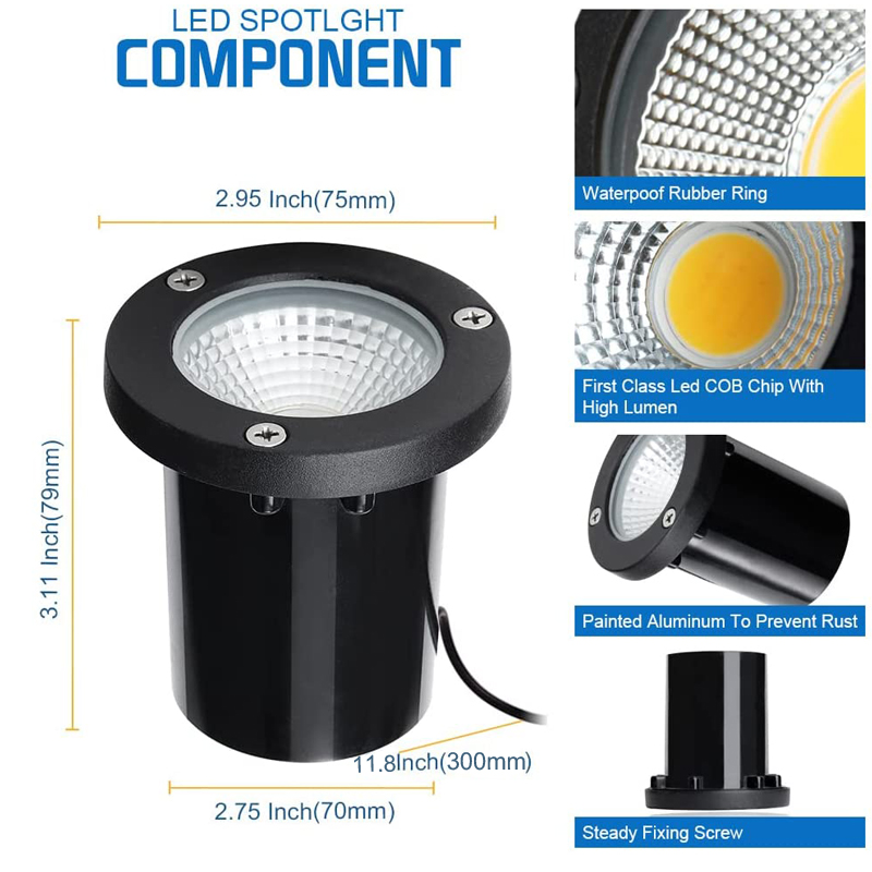 Landscape Lights LED In-Ground - огляд і ціна Deck Step Light