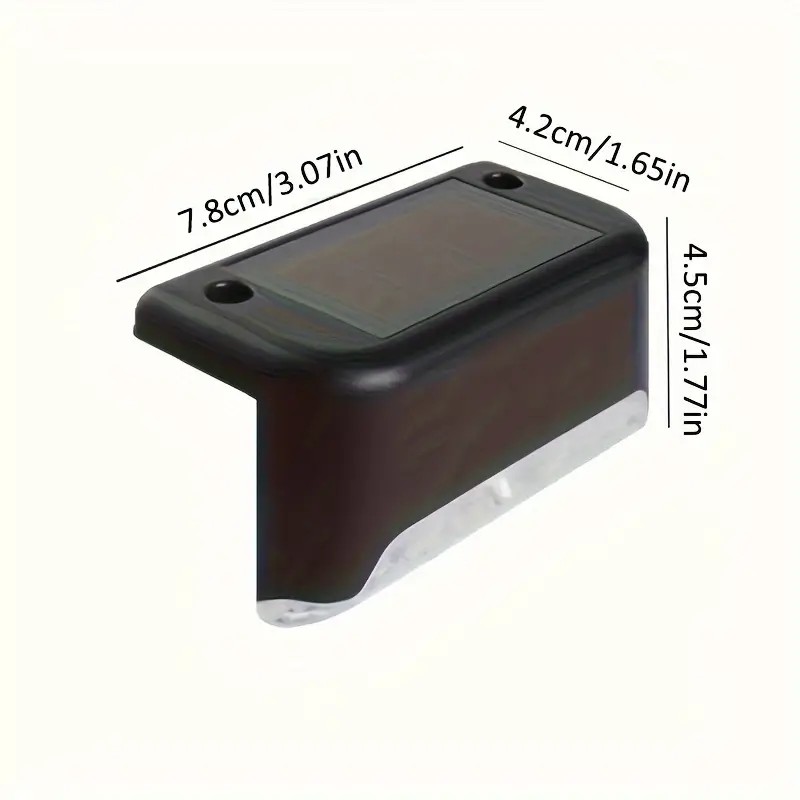 16 PCs of Solar Outdoor Deck L - огляд і ціна Deck Step Light