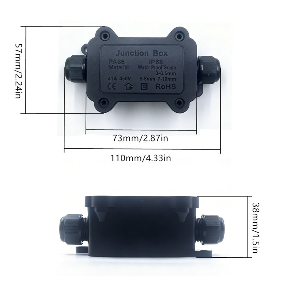 IP68 Waterproof Junction Box 2 - огляд і ціна Outdoor Lighting Junction