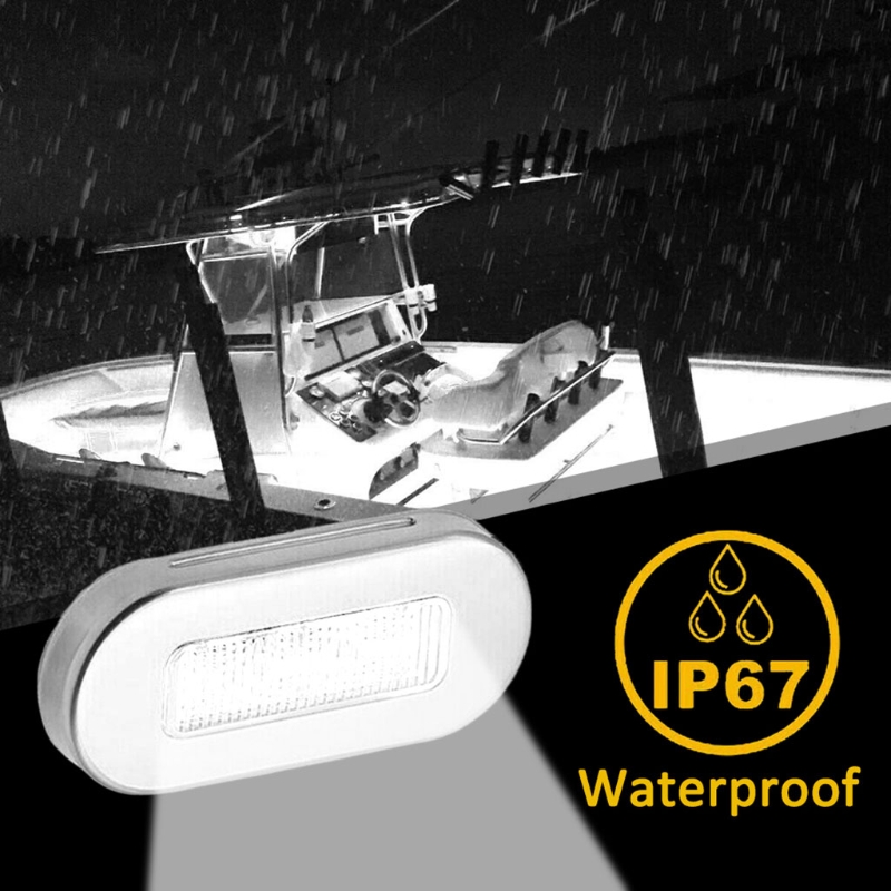 4 Pack 12V Boat Courtesy Light - огляд і ціна Deck Step Light