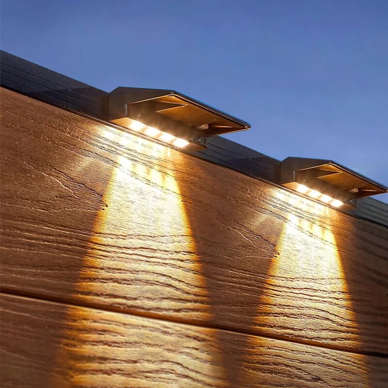 2 Pack Solar Wall Lights 4 LED - огляд і ціна Outdoor Lighting Zigbee