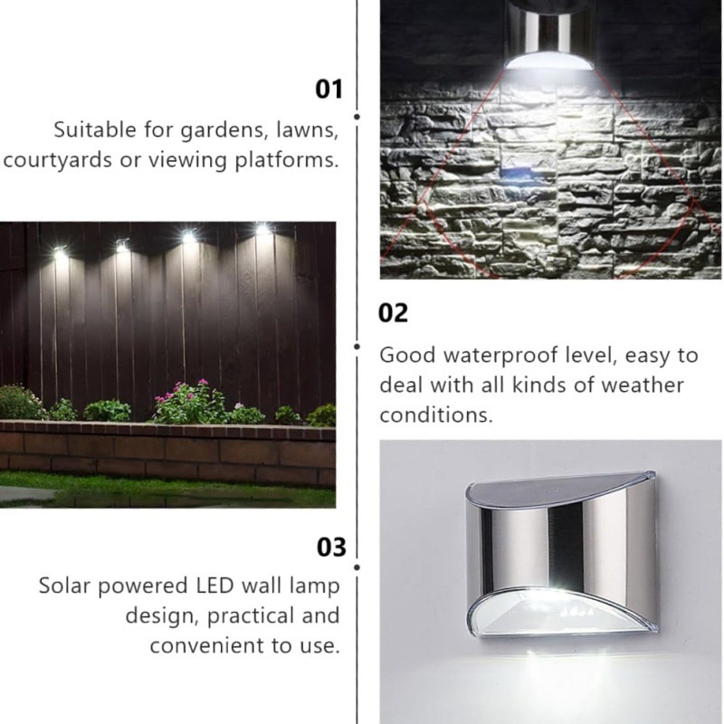 2Pcs Solar Garden Light Stainl - огляд і ціна Outdoor Lighting Experts