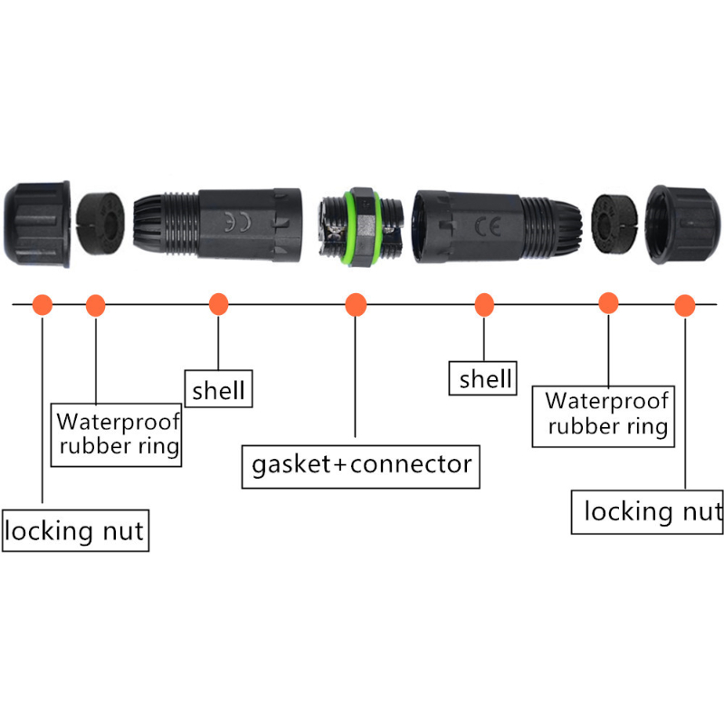 M16 Waterproof Cable Connector - огляд і ціна Outdoor Lighting Junction