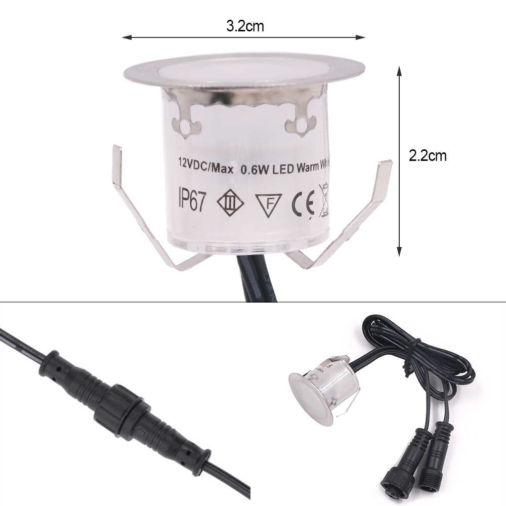 16 Lights LED Deck Light 12V U - огляд і ціна Deck Step Light