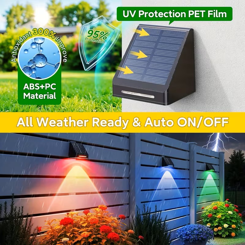 Solar Fence Lights Outdoor: So - огляд і ціна Outdoor Lighting Zigbee