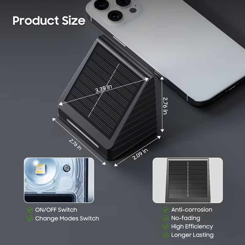 Solar Fence Lights Outdoor: So - огляд і ціна Outdoor Lighting Zigbee