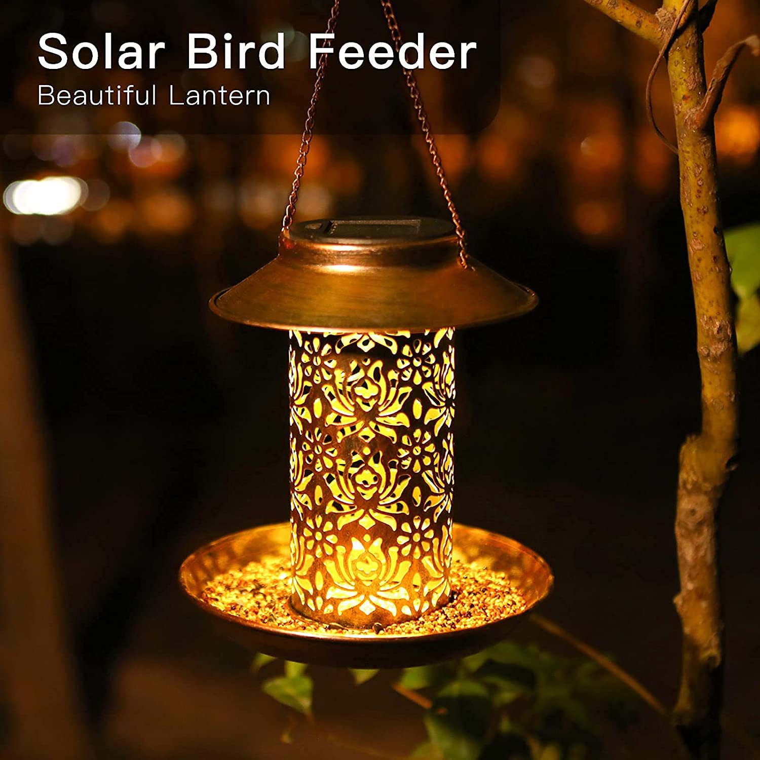 Hanging Bird House Metal Outdo - огляд і ціна Outdoor Lighting Backyard Ideas