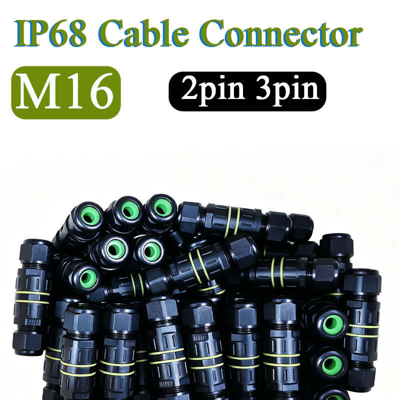 2Pin 3Pin M16 Cable Connector  - огляд і ціна Outdoor Lighting Junction