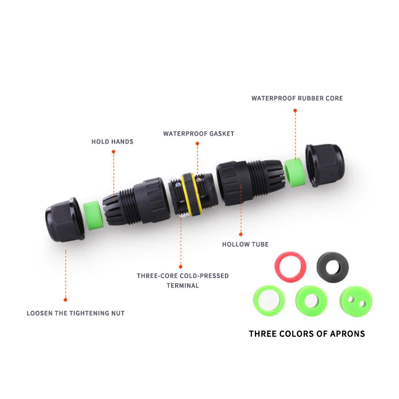 2Pin 3Pin M16 Cable Connector  - огляд і ціна Outdoor Lighting Junction